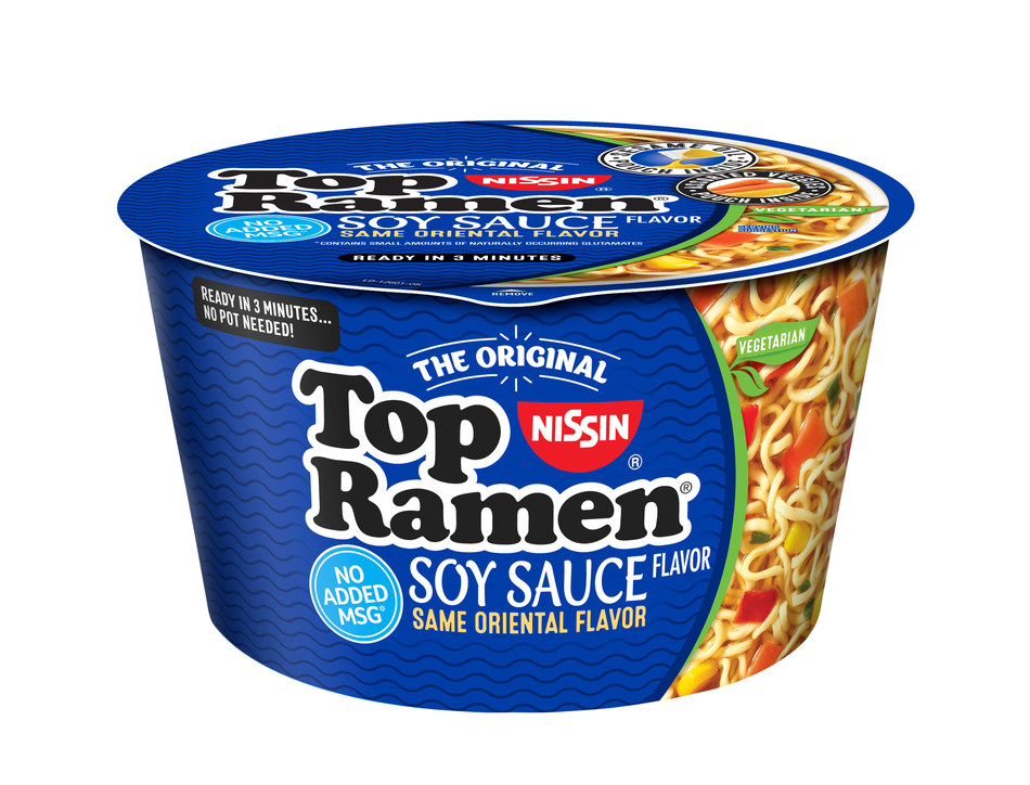 Nissin Foods Top Ramen Now Available In Convenient Microwavable Bowl For On The Go Enjoyment