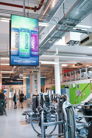Zoom Media UK Announces a New Ceiling-mounted Digital Signage Solution Across Gyms Nationwide