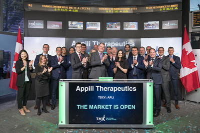 Appili Therapeutics Inc. Opens the Market (CNW Group/TMX Group Limited)