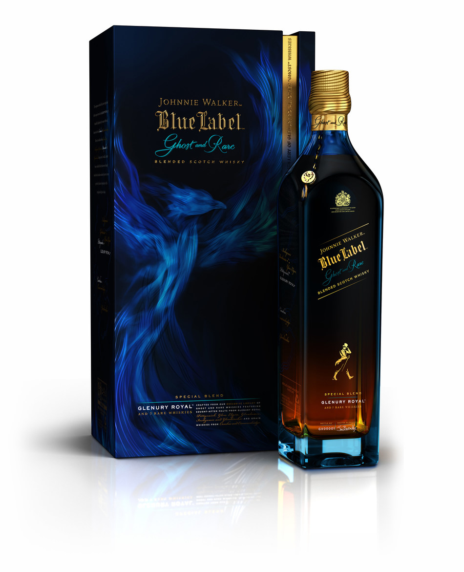 Presentación De La Edición Limitada De Johnnie Walker Blue Label Ghost And Rare Glenury Royal 2204