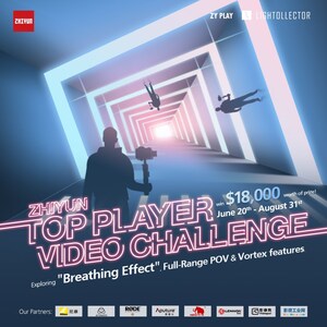 Make a Great Video and Win Prizes Worth up to $18,000 in Zhiyun's Top Player Video Challenge