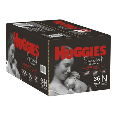 Featured in a stylish black box with the iconic Huggies logo, Huggies® Special Delivery™ diapers are now available online in sizes Newborn through Size 6, and at major U.S. retailers at the end of July, and Canadian retailers in August.