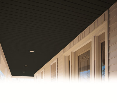 Transform Curb Appeal With Alside S New Black Vinyl Soffit