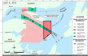 Government of Canada introduces new, additional measures to protect the North Atlantic right whale