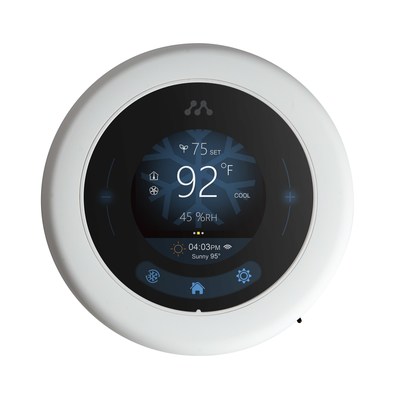 Momentum Meri Wi-Fi thermostat features customizable seven-day scheduling and smartphone and touchscreen controls to make controlling the temperature of your home effortless. Available now at Walmart stores and Walmart.com for $99.