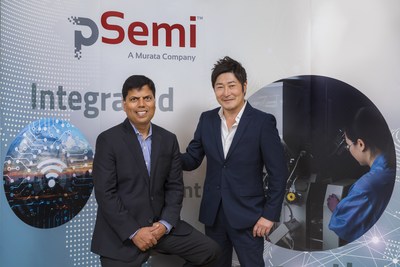 Sumit Tomar (left) and Go Maruyama (right) assume new leadership roles at pSemi. Effective July 1, Sumit Tomar is CEO, and Go Maruyama is senior vice president of administration.
