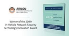 Arilou Automotive Cyber-Security Awarded Frost and Sullivan's 2019 Technology Innovation Award