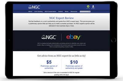 To use this service, eBay buyers should look for the NGC Expert Review link near the bid or buy section on the eBay listing page for an uncertified coin.