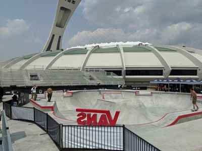 Le planchodrome Vans du Parc olympique (Groupe CNW/Parc olympique)