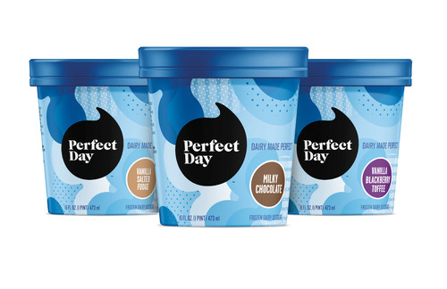 Perfect Day launches a limited edition animal-free ice cream made with its flora-based dairy protein, available exclusively at perfectdayfoods.com in a three flavor bundle, featuring Vanilla Salted Fudge, Milky Chocolate, and Vanilla Blackberry Toffee.