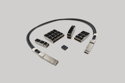 TE's new QSFP-DD connectors and cable assemblies support speeds up to 400 Gbps in a backward-compatible design.