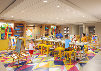 The award-winning Adventure Ocean program will be reimagined from top to bottom on board Allure of the Seas. Younger kids can choose their own immersive adventures across entirely new areas, including Workshop. Workshop will offer a variety of activities ranging from hands-on art, science and tech fun.