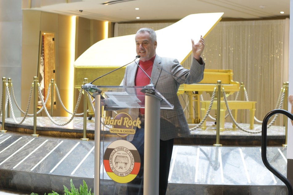 Jim Allen, Chairman of Hard Rock International and CEO of Seminole Gaming