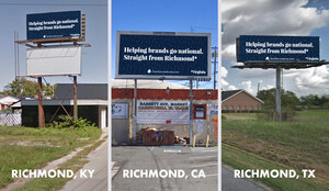 Richmond, VA ad agency Familiar Creatures advertises itself to all the other Richmonds