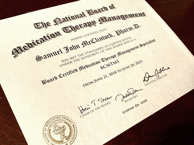 MTM Certification, or Board Certification in Medication Therapy Management, is a voluntary process intended to demonstrate expertise in a specific pharmacy specialty. MTM Certification, or Board Certification in Medication Therapy Management, is a voluntary process intended to demonstrate expertise in a specific pharmacy specialty.