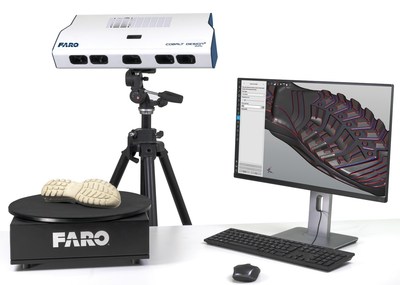 Os novos FARO Cobalt Design Structured Light Scanners capturam de forma realista imagens de digitalização texturizadas a cores de alta qualidade.