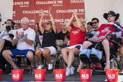 Co-Founders of the Ice Bucket Challenge, Pete Frates and Pat Quinn, along with their families celebrate the fifth anniversary of the Ice Bucket Challenge in Boston Co-Founders of the Ice Bucket Challenge, Pete Frates and Pat Quinn, along with their families celebrate the fifth anniversary of the Ice Bucket Challenge in Boston