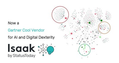 Isaak by StatusToday is now trusted by 1020 companies to help drive organizational change with people analytics and has been named a Gartner Cool Vendor for AI and Digital Dexterity. Features like the Organizational Network Analysis graph (pictured) can be used to detect team collaboration and wellbeing patterns used to enhance the workplace for employees and managers alike. Isaak by StatusToday is now trusted by 1020 companies to help drive organizational change with people analytics and has been named a Gartner Cool Vendor for AI and Digital Dexterity. Features like the Organizational Network Analysis graph (pictured) can be used to detect team collaboration and wellbeing patterns used to enhance the workplace for employees and managers alike.