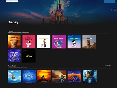 Disney Spotify Hub Cover Art