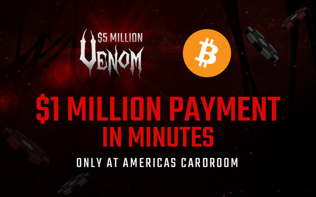 Americas Cardroom Will Send 1 Million Via Bitcoin To 5 Million - 