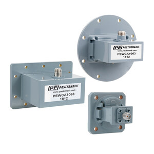 Pasternack Launches New MIL-DTL-22641 Aluminum Waveguide to Coax Adapters