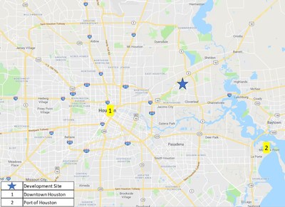 Houston, TX  - Site Location (CNW Group/Granite Real Estate Investment Trust)
