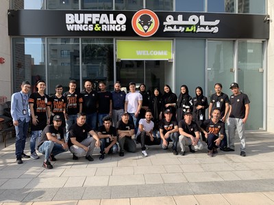 Group picture for Buffalo Wings & Rings Employees in Emaar Square Jeddah
