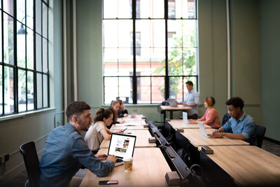 Spacious team rooms at CommonGrounds' new Portland Pearl Workplace at 630 Northwest 14th Avenue