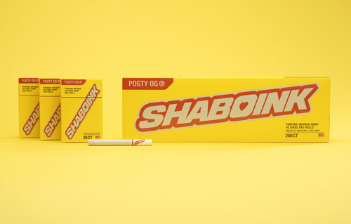 Post Malone's brand Shaboink unveiled today American-grown, filtered hemp pre-rolls.