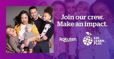 Rakuten Teams Up with Stephen & Ayesha Curry's Eat. Learn. Play. Foundation