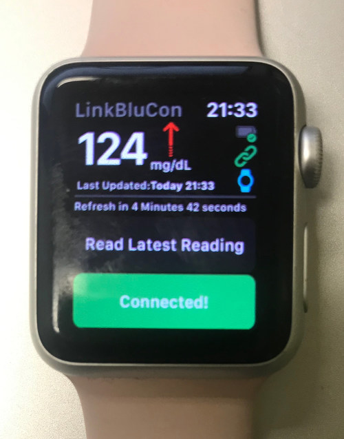 Glucose Reading from FreeStyle Libre Sensor direct-to-Apple Watch