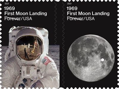To celebrate 50th anniversary of the historic Apollo 11 mission, the U.S. Postal Service today launches the 1969: First Moon Landing Forever stamps at Post Office locations nationwide and online at The Postal Store.