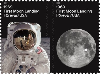 To celebrate 50th anniversary of the historic Apollo 11 mission, the U.S. Postal Service today launches the 1969: First Moon Landing Forever stamps at Post Office locations nationwide and online at The Postal Store. To celebrate 50th anniversary of the historic Apollo 11 mission, the U.S. Postal Service today launches the 1969: First Moon Landing Forever stamps at Post Office locations nationwide and online at The Postal Store.