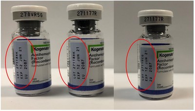 Product Photos: Lot 27118RK at left; Lot 27119CG at right