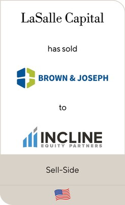 Lincoln is pleased to announce that Brown & Joseph, a portfolio company of LaSalle Capital, has been sold to Incline Equity Partners