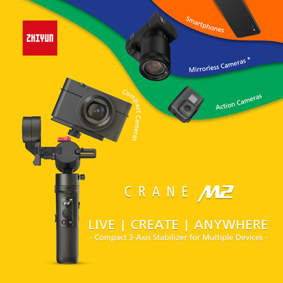 Zhiyun Announces CRANE-M2, the Most Versatile Compact Stabilizer