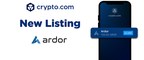 Crypto.com Lists Ardor (ARDR)