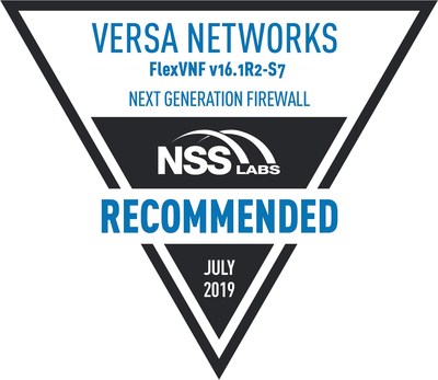 NSS Labs 2019 Recommended NGFW