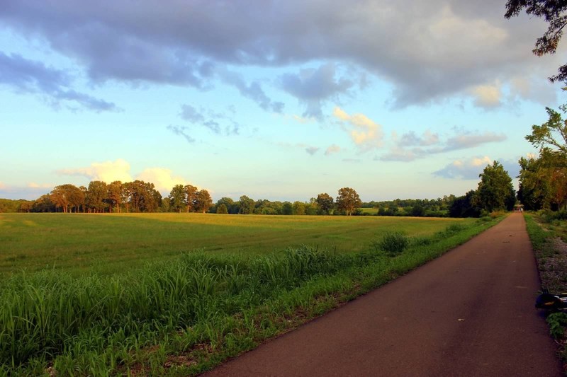 The Tanglefoot Trail, Mississippi’s longest rail-trail, stretching 43.6 miles through the foothills of the Appalachian Mountains in the Mississippi Hills National Heritage Area, is the 2019 Rails-to-Trails Conservancy Rail-Trail Hall of Fame inductee. The trail joins 32 previous Hall of Fame winners recognized for outstanding scenic value, use, amenities, historical significance and community value. Photo by Melissa Campbell, Courtesy Rails-to-Trails Conservancy.