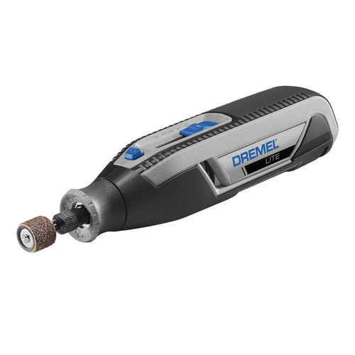 The Dremel Lite is the brand's newest cordless rotary tool, perfect for sanding down door frames to sharpening garden tools. It is a user-friendly solution for a wide range of light-duty repair, home improvement and crafting needs.