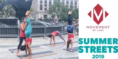 Join LYTtm Yoga creator, Lara Heimann, PT to break the GUINNESS WORLD RECORDStm for the most people doing a handstand at Summer Streets 2019!