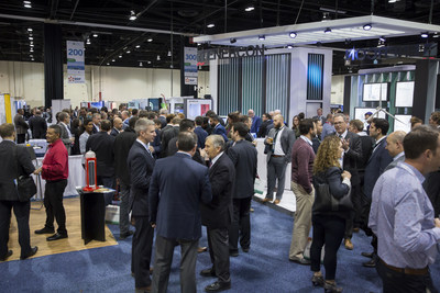 On the Conference tradeshow, attendees learn about cutting-edge technology and innovations designed to solve the industry's biggest challenges and capture opportunities. (CNW Group/Hannover Fairs (Canada) Inc.)