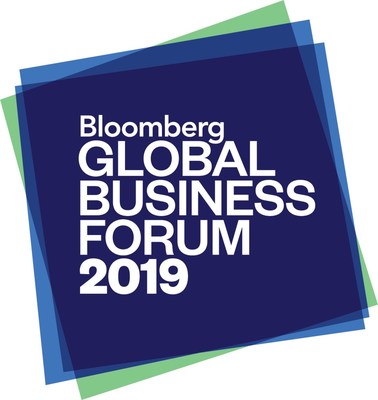 Michael Bloomberg to Host 2019 Global Business Forum on September 25, 2019, Bringing Together Heads of State and International CEOs to Address Restoring Global Economic Stability and Investing in the Transition to a Low-Carbon Economy (PRNewsfoto/Bloomberg)