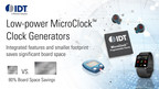 IDT Launches Ultra-Low-Power Miniature Programmable Clock Generator for Wearables and IoT Applications