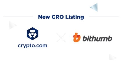 Crypto.com's CRO Token lists on Bithumb