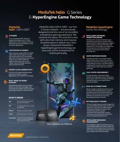 Helio G90 Series Infographic Helio G90 Series Infographic