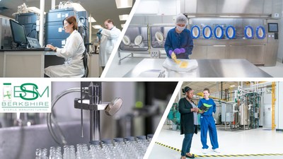 Berkshire Sterile Manufacturing revolutionized small batch drug manufacturing by incorporating robotic flexible fillers in sterilized isolators. Berkshire Sterile Manufacturing revolutionized small batch drug manufacturing by incorporating robotic flexible fillers in sterilized isolators.