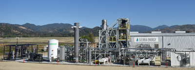 Sierra Energy's FastOx gasification facility at U.S. Army Garrison Fort Hunter Liggett in Monterey County, California. 