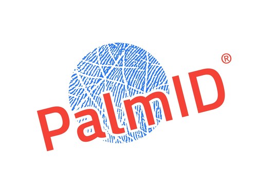 PalmID(R) logo: developed by Redrock Biometrics https://www.redrockbiometrics.com/