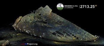 USS Grunion Bow Section (PRNewsfoto/Lost 52 Project)